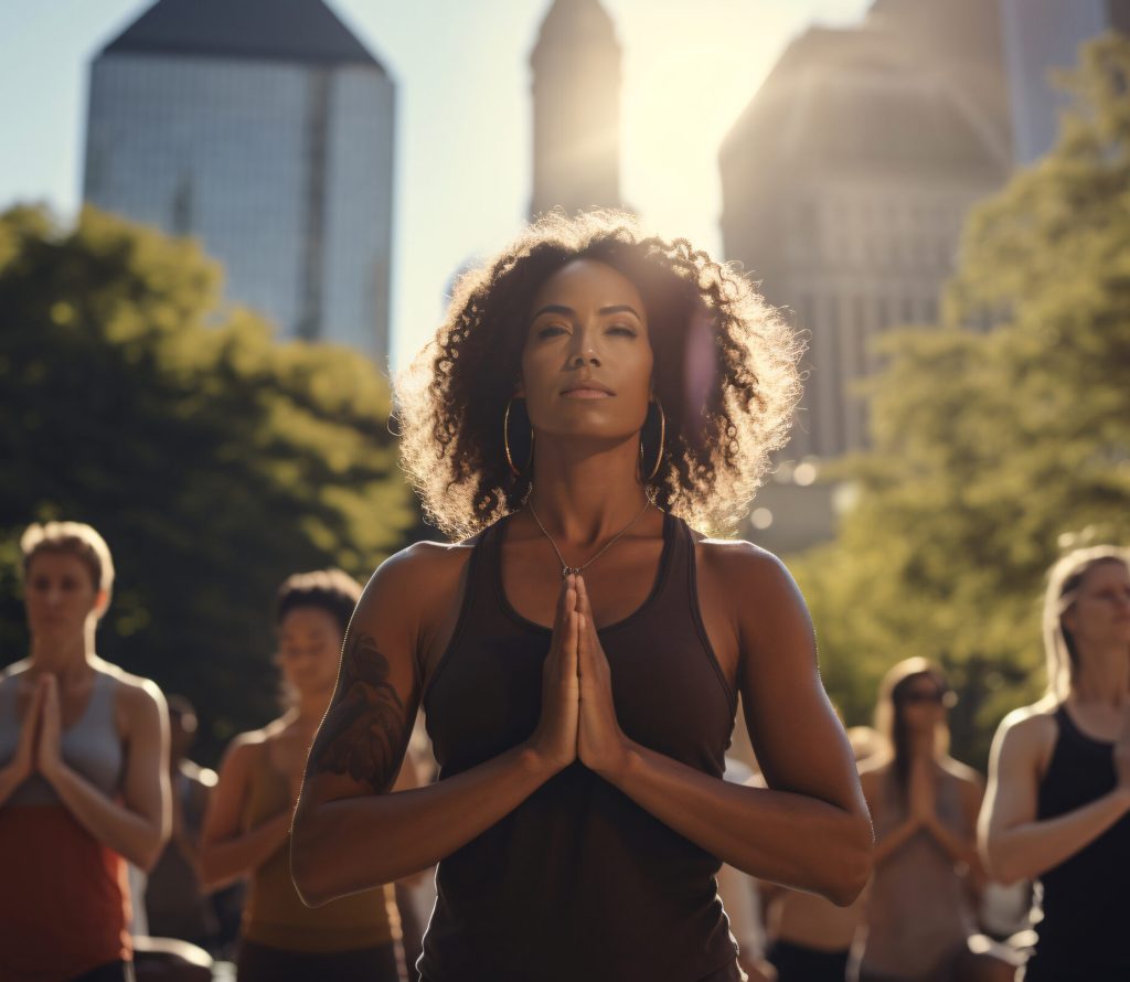 front-view-people-doing-yoga-together